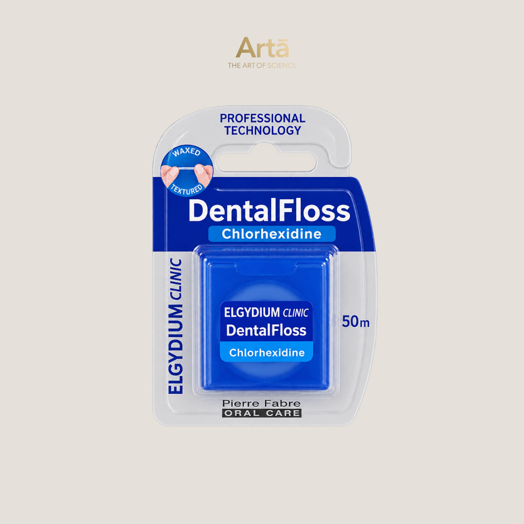 Dental Floss Chlorhexidine - Waxed - 50m