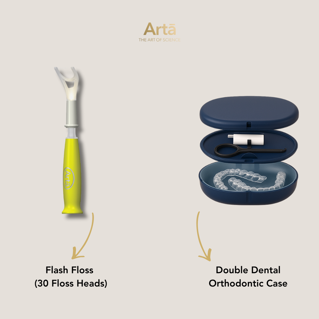 Double Dental Orthodontic Case + Flash Floss