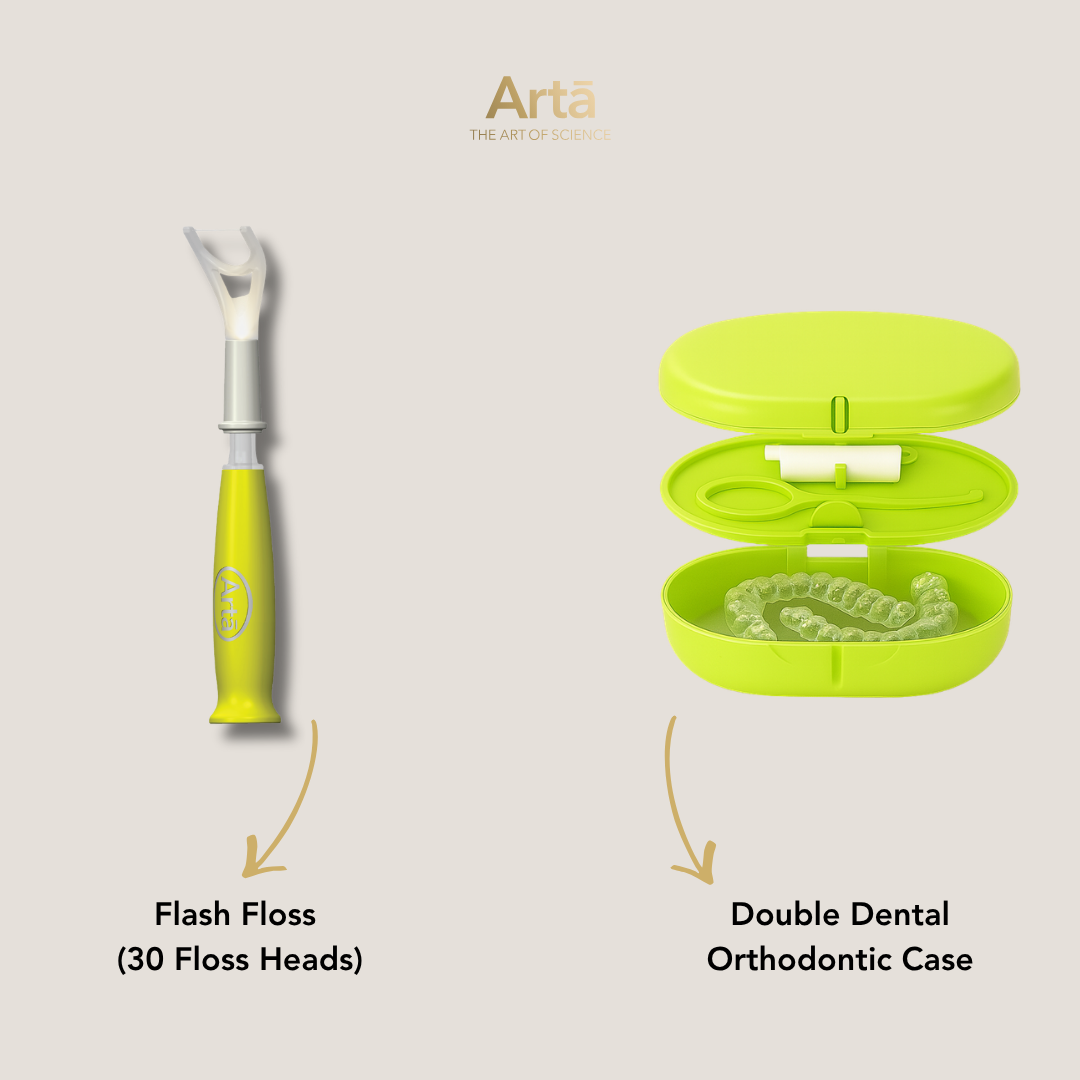 Double Dental Orthodontic Case + Flash Floss