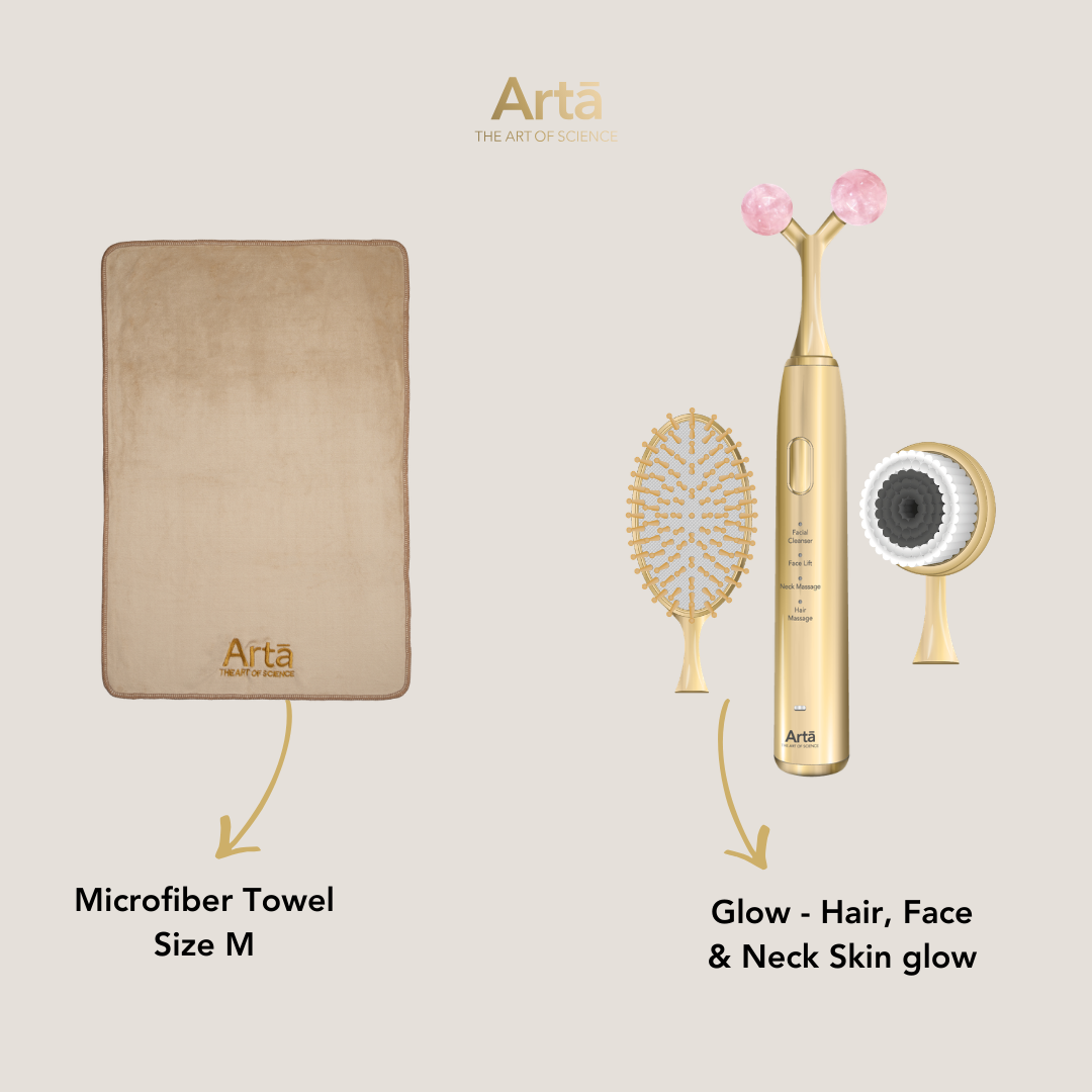 Glow + Microfiber Towel