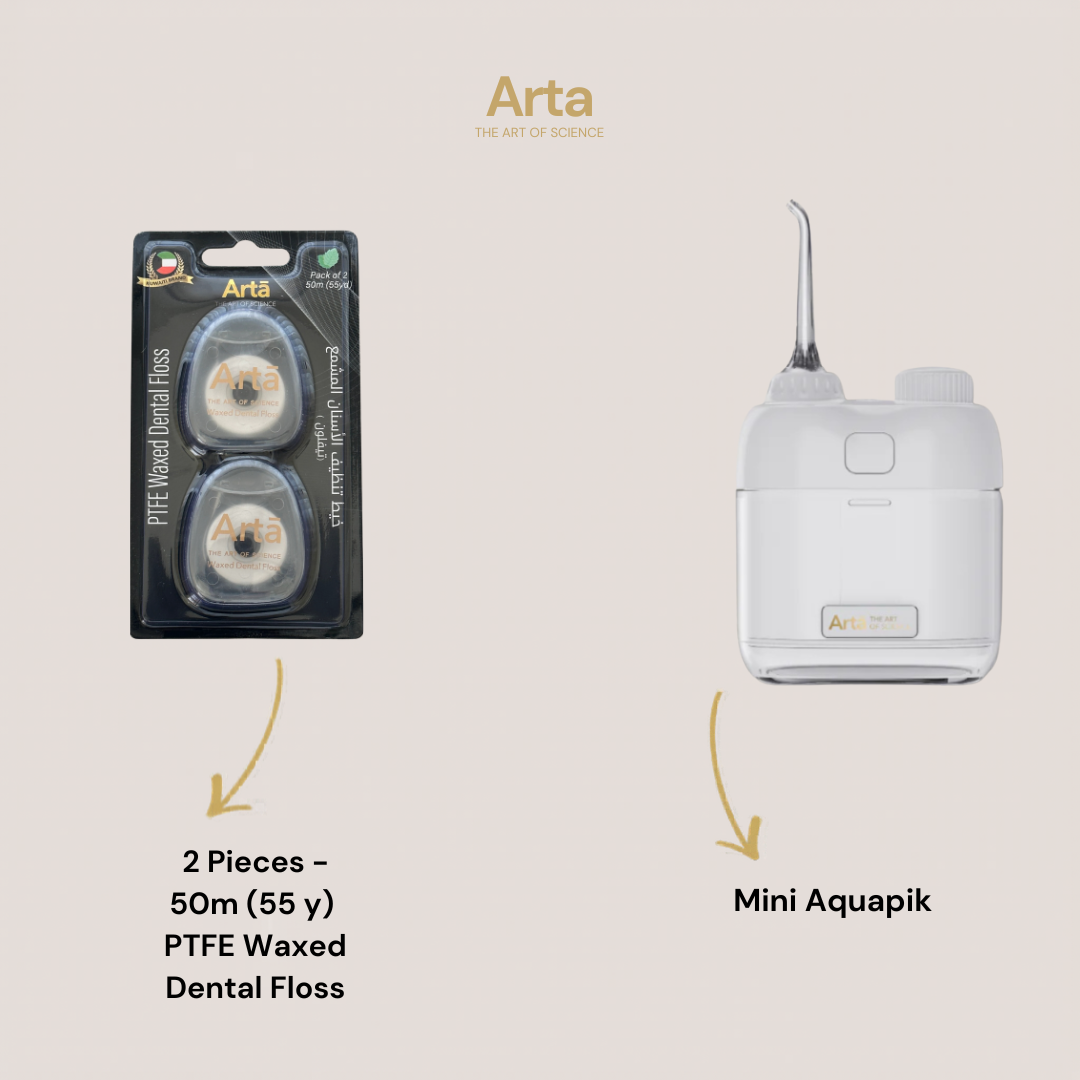 Mini Aquapik + Waxed Dental Floss