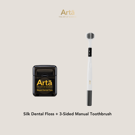 Silk Dental Floss + Express Manual Toothbrush