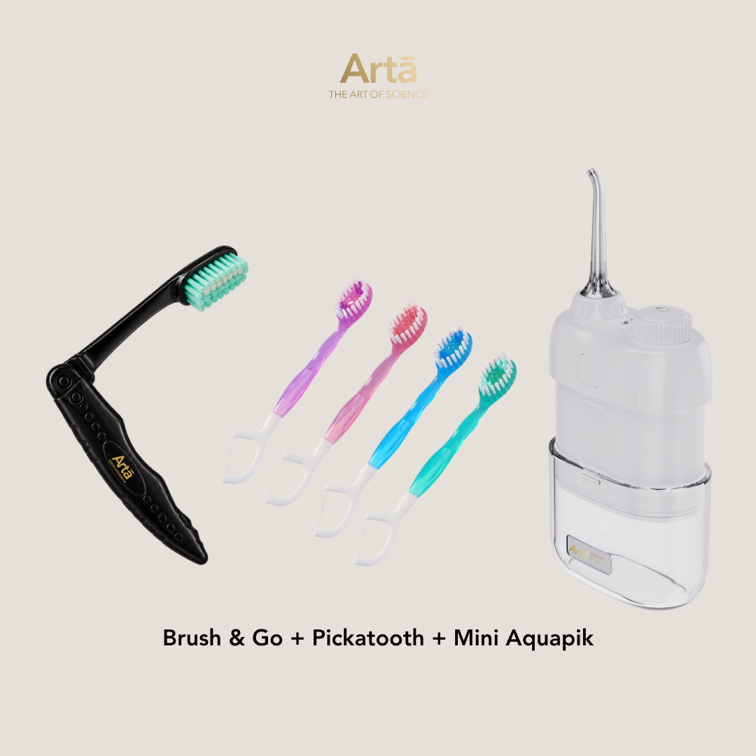 Brush & Go + Pickatooth + Mini Aquapik