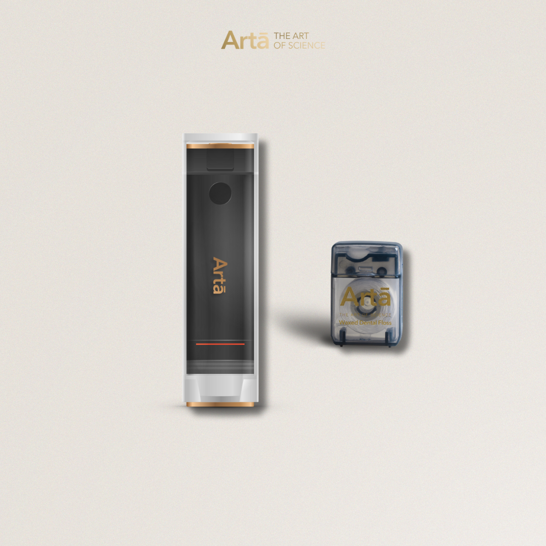 Mini Water Flosser + 25m Dental Floss – Daily Freshness Duo