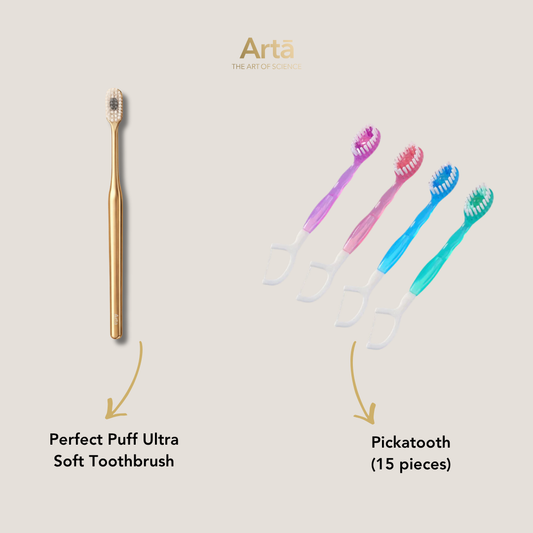 Perfect Puff Ultra Soft Toothbrush + Pickatooth