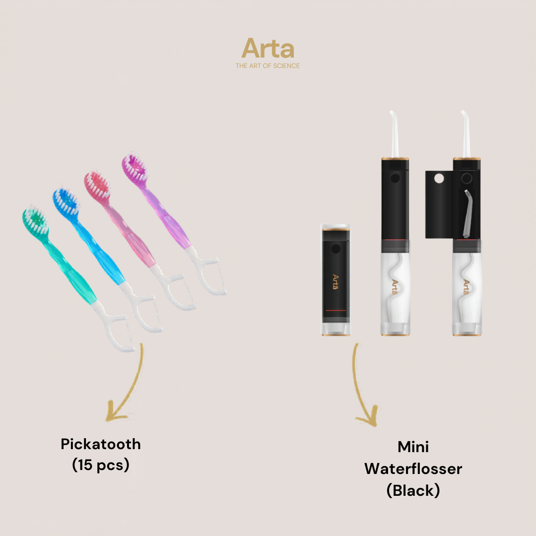 Pickatooth + Mini Water Flosser (Adult  | 100 PSI)