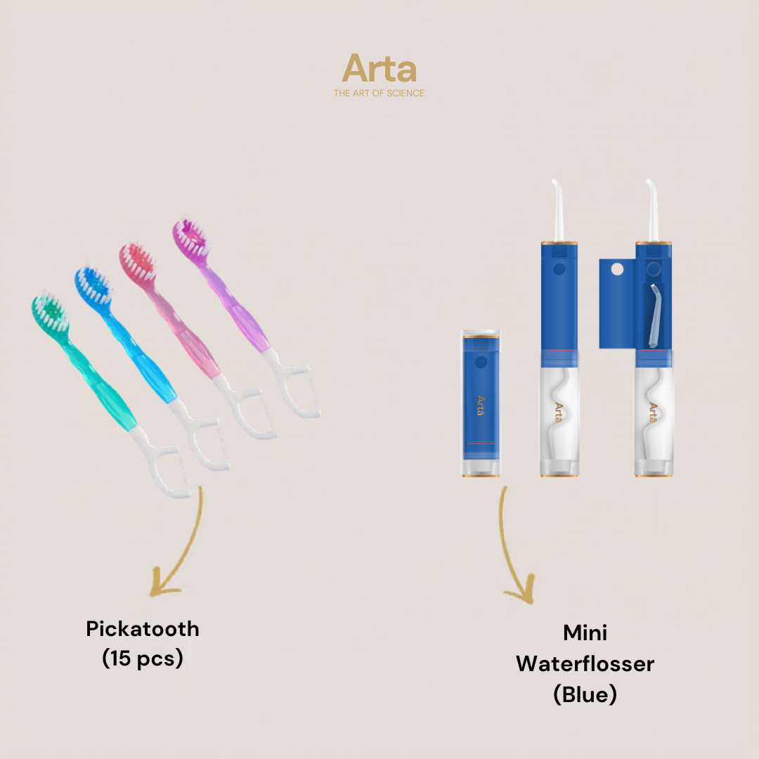 Pickatooth + Mini Water Flosser (Adult  | 100 PSI)