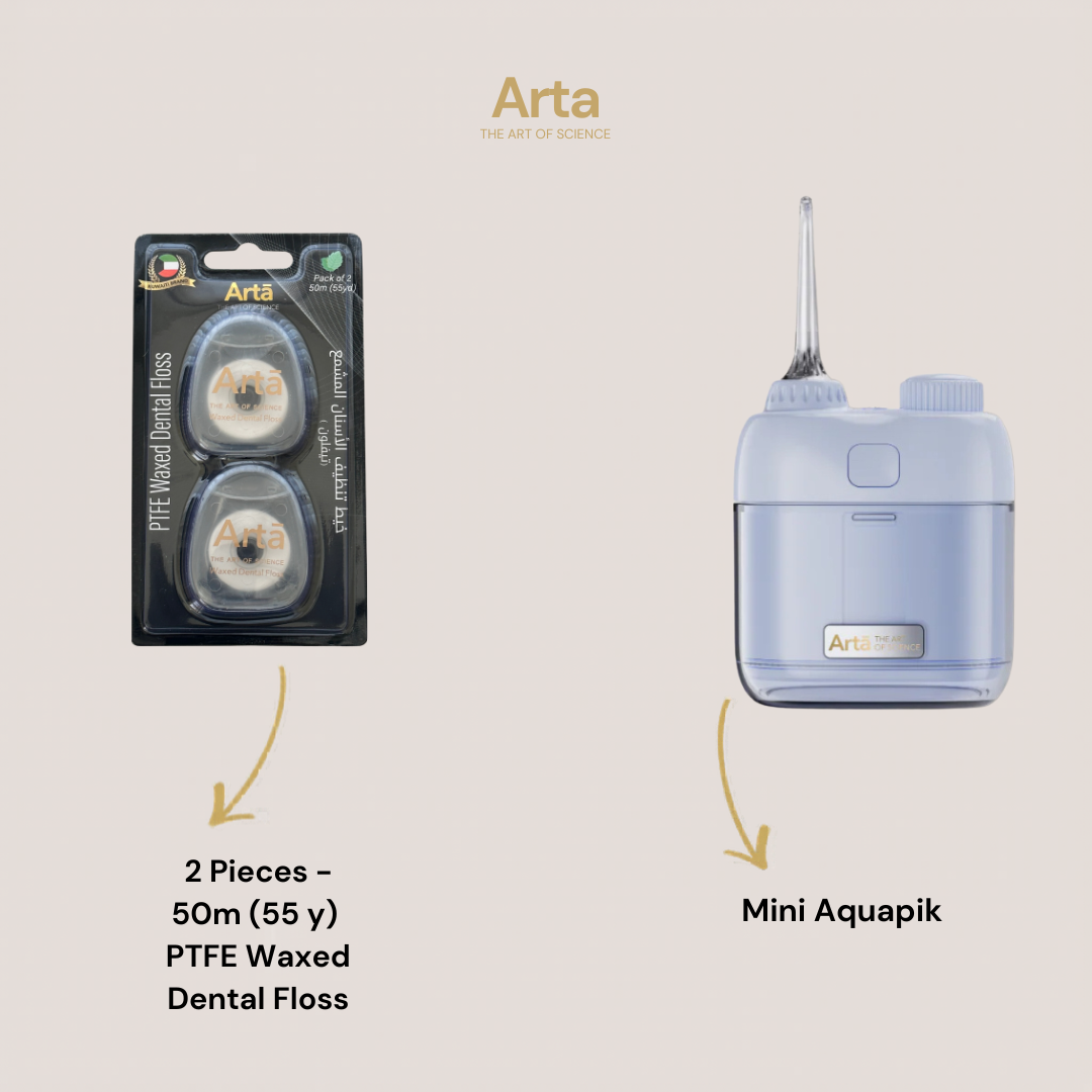 Mini Aquapik + Waxed Dental Floss