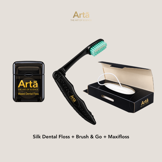 Silk Dental Floss + Brush & Go + Maxifloss