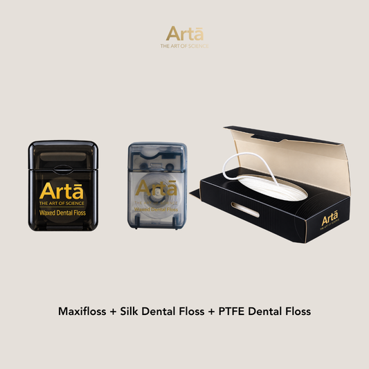 Maxifloss + Silk Dental Floss + PTFE Dental Floss