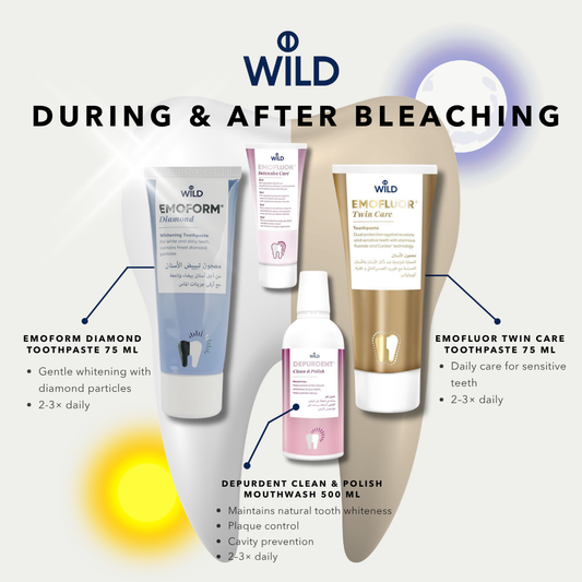 During and After Dental Bleaching