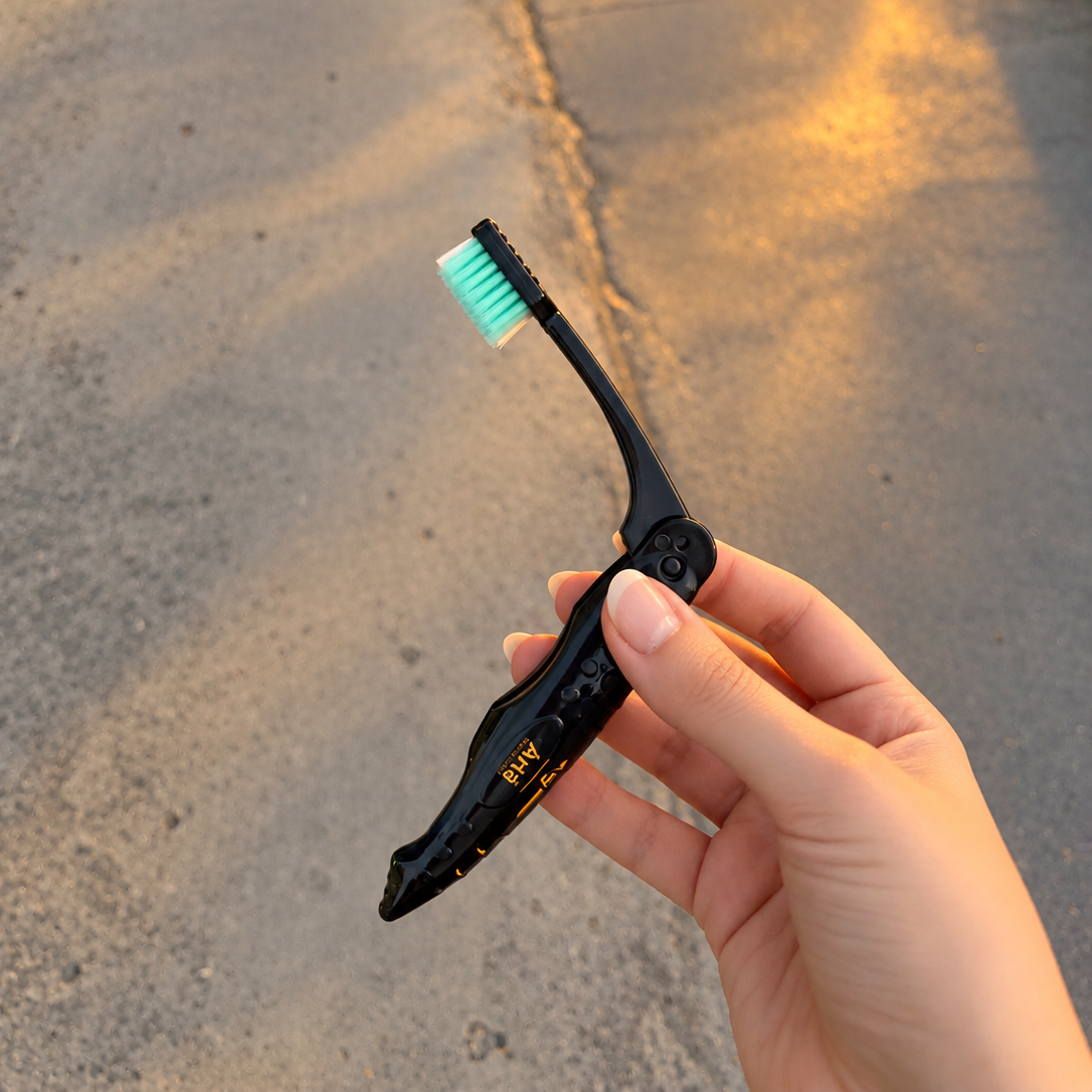 Brush & Go Foldable Toothbrush