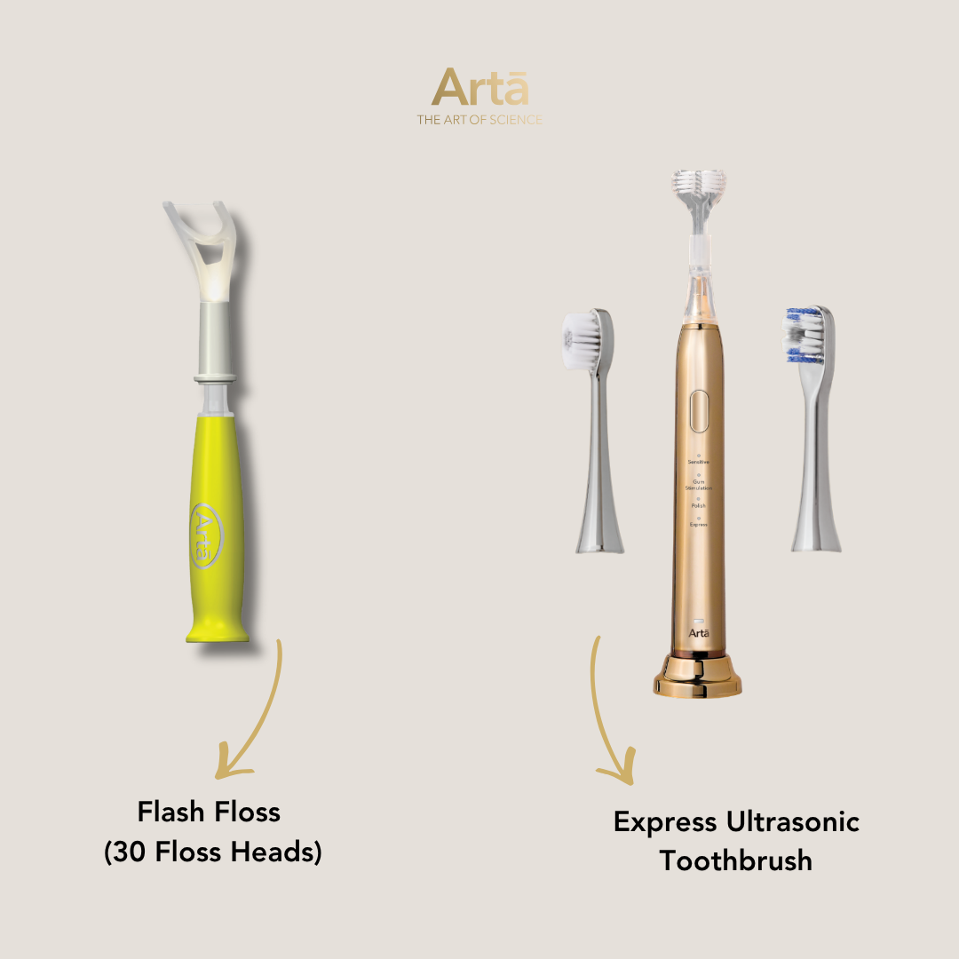 Express Ultrasonic Toothbrush + Flash Floss