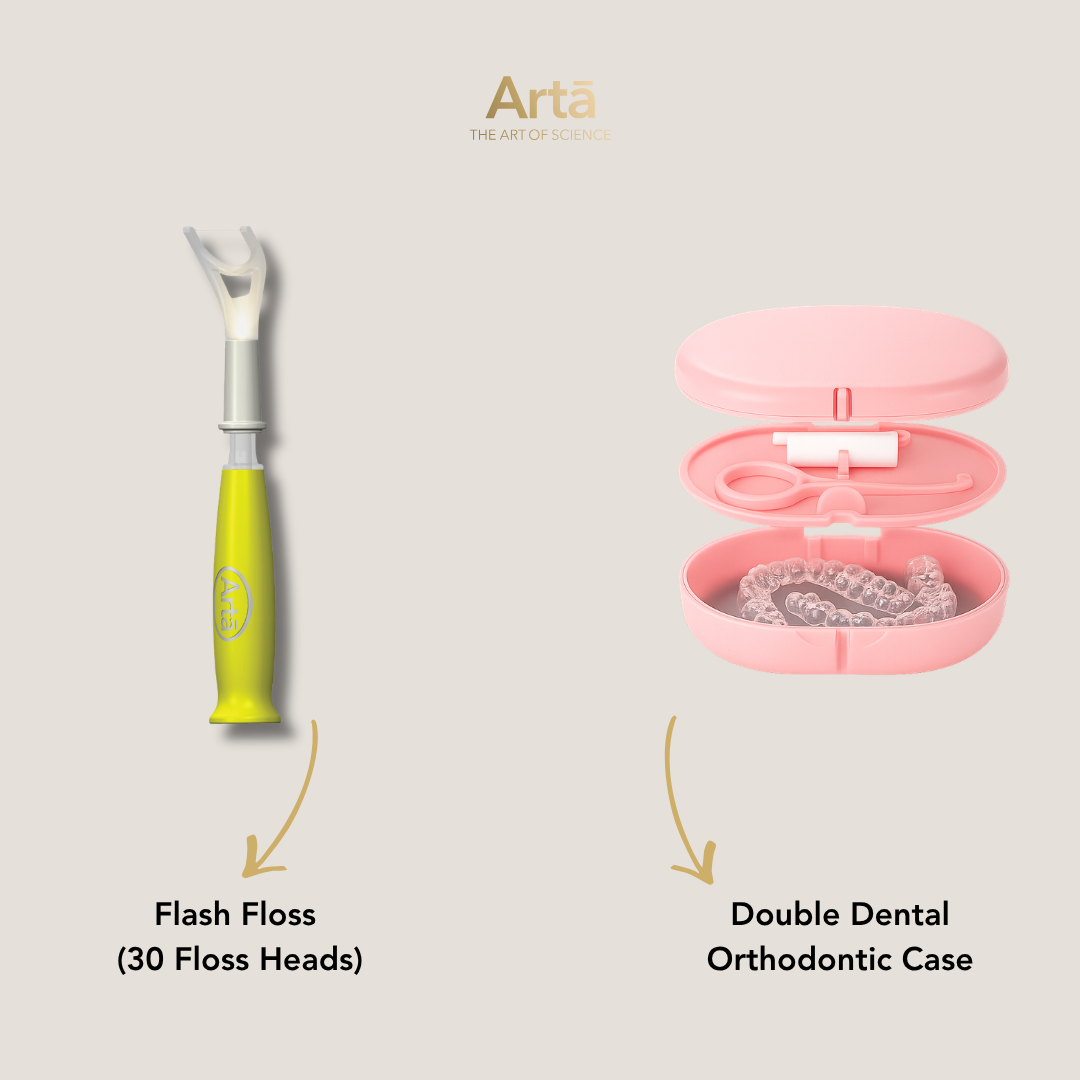 Double Dental Orthodontic Case + Flash Floss