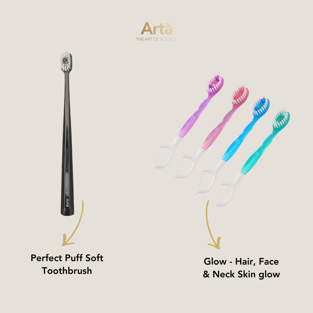 Perfect Puff Soft Toothbrush + Pickatooth