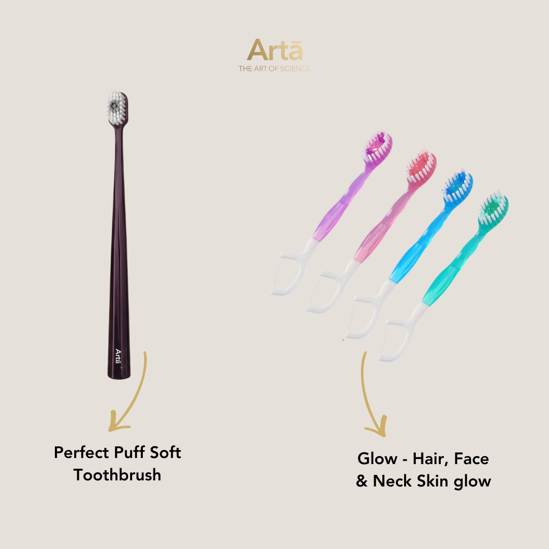 Perfect Puff Soft Toothbrush + Pickatooth