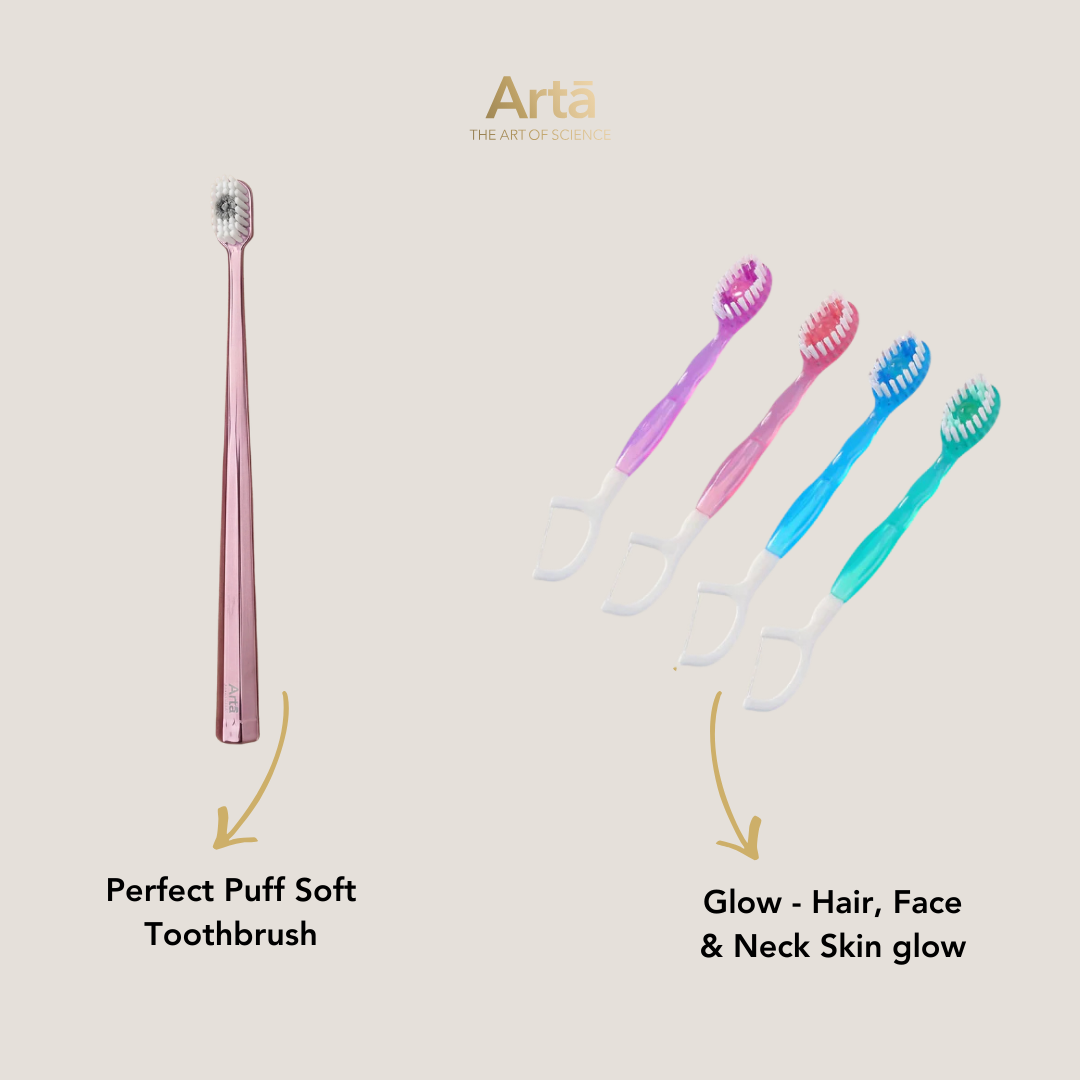Perfect Puff Soft Toothbrush + Pickatooth