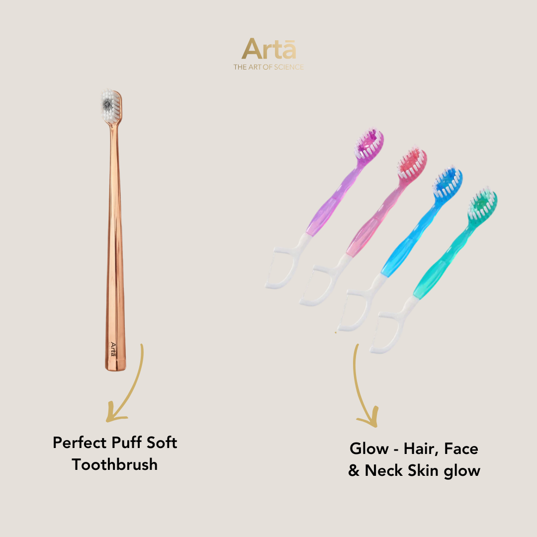 Perfect Puff Soft Toothbrush + Pickatooth