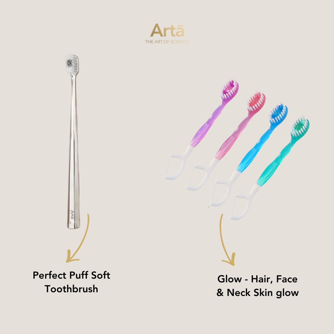 Perfect Puff Soft Toothbrush + Pickatooth