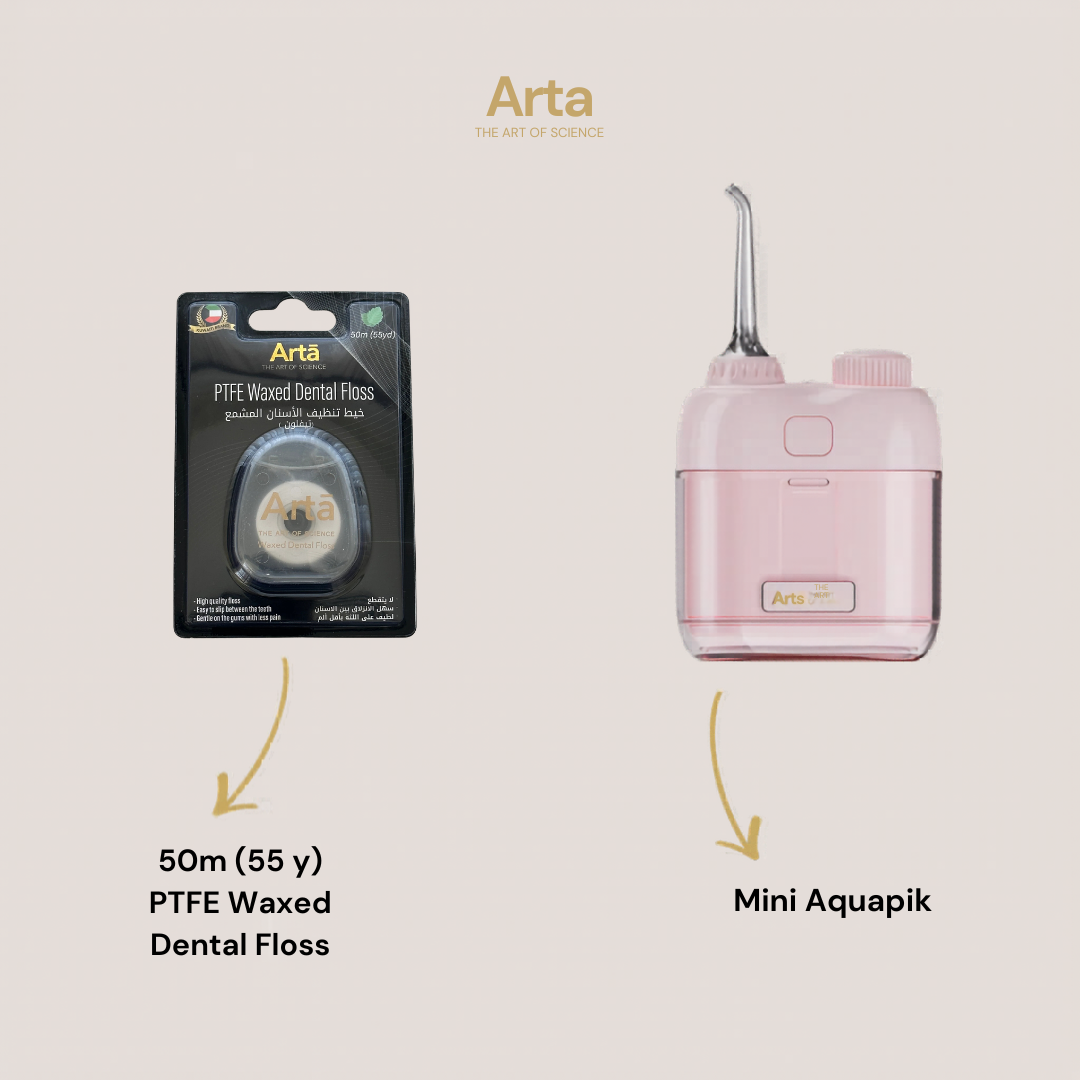 Mini Aquapik + Waxed Dental Floss