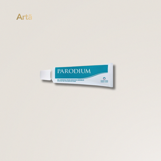 Parodium tube on a beige background