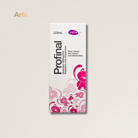 Profinal packaging with pink and purple monkey design on a light gray background