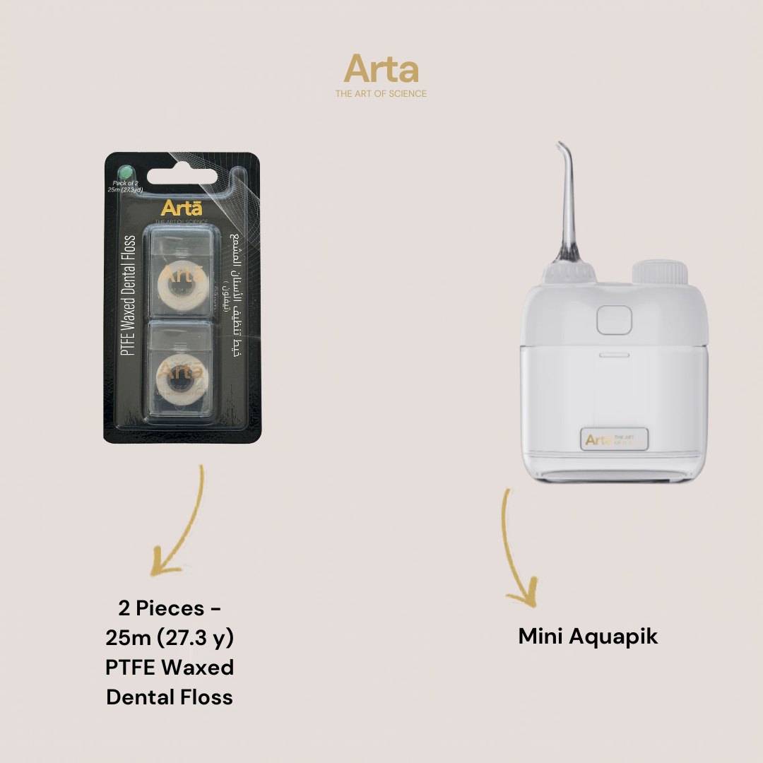 Mini Aquapik + Waxed Dental Floss