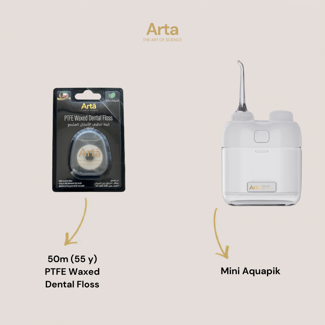 Mini Aquapik + Waxed Dental Floss